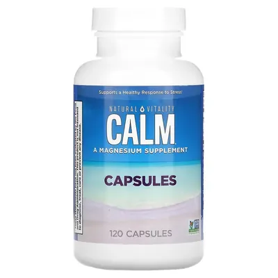 Магній гліцинат Natural Vitality CALM Magnesium Glycinate supplement 108 мг, 120 капсул