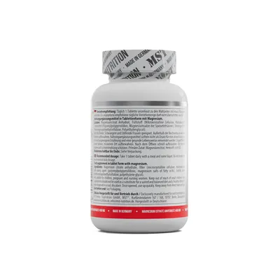 Магній цитрат MST Nutrition Magnesium Citrate 200 мг, 90 таблеток
