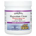 Магний цитрат Natural Factors Stress Relax Magnesium Citrate смесь для приготовления напитка, тропических фруктов вкус, 250 г