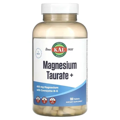Магнію таурат плюс KAL Magnesium Taurate+ 200 мг, 180 таблеток