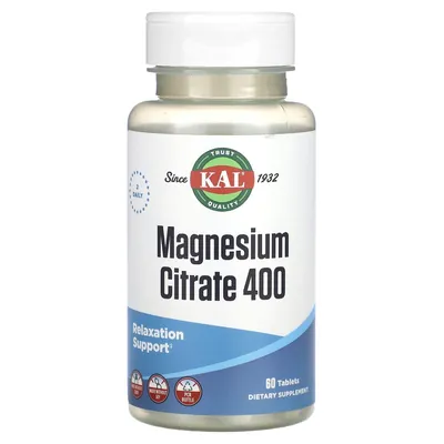 Магнію цитрат KAL Magnesium Citrate 400 мг, 60 таблеток