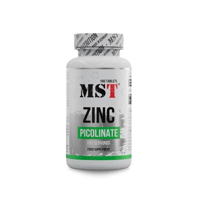 Цинк пиколинат MST Nutrition Zinc picolinate 25 мг, 100 таблеток
