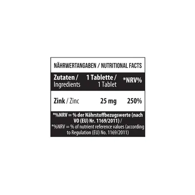 Цинк піколінат MST Nutrition Zinc picolinate 25 мг, 100 таблеток