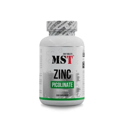 Цинк піколінат MST Nutrition Zinc picolinate 25 мг, 200 таблеток