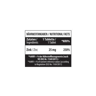 Цинк піколінат MST Nutrition Zinc picolinate 25 мг, 200 таблеток