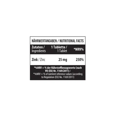 Цинк піколінат MST Nutrition Zinc picolinate 25 мг, 200 таблеток