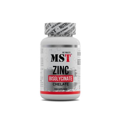Цинк хелат MST Nutrition Zink Chelate Bisglycinate, 90 таблеток
