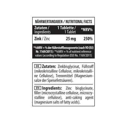 Цинк хелат MST Nutrition Zink Chelate Bisglycinate, 90 таблеток