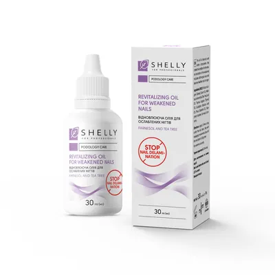 Олія Shelly відновлююча для ослаблених нігтів з фарнезолом, 30 мл