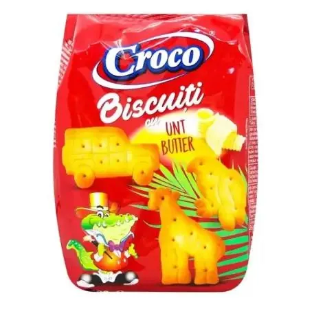 Печиво Сroco Biscuiti з вершковим маслом у формі звірят, 100 г