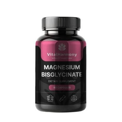 Магний бисглицинат VitalHarmony Magnesium bisglycinate, 90 капсул