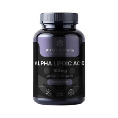 Альфа-липоевая кислота VitalHarmony Alpha Lipoic Acid 100 мг, 90 капсул