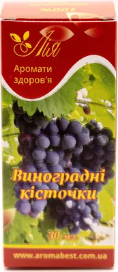 Олія рослинна Лія Виноградні кісточки, 30 мл