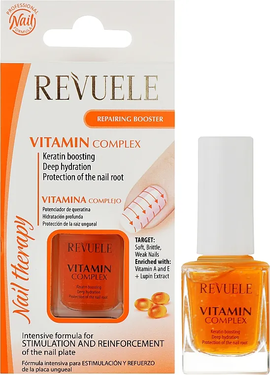 Вітамінний комплекс Revuele Rev Nail Therapy для нігтів, 10 мл
