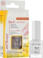 Комплекс Revuele Nail Therapy 3 в 1 для ногтей быстрое высыхание, твердое покрытие и глянцевый блеск, 10 мл