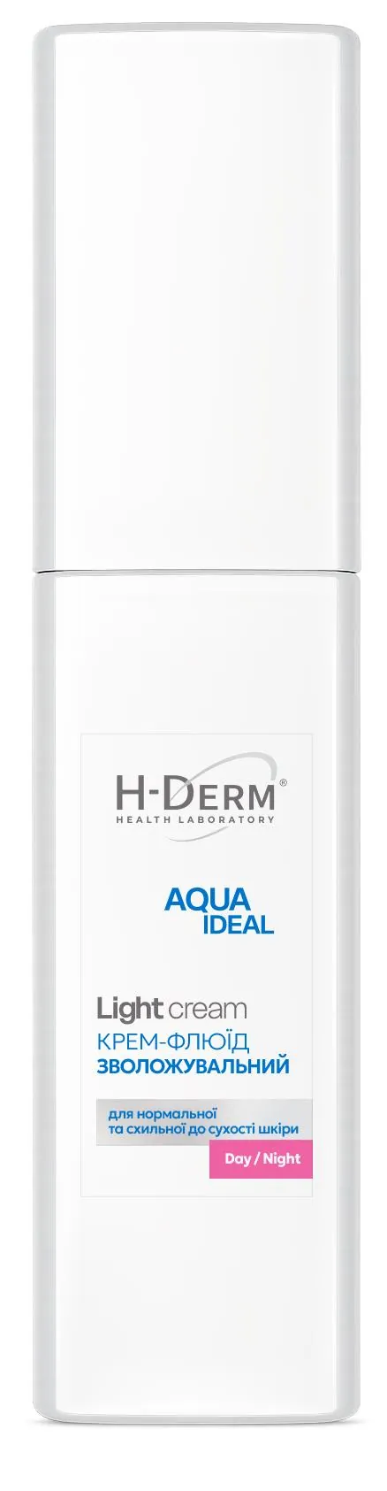 Крем-флюїд для обличчя Біокон Health Derm Laboratory Aqua Ideal Light cream зволожуючий, 50 мл