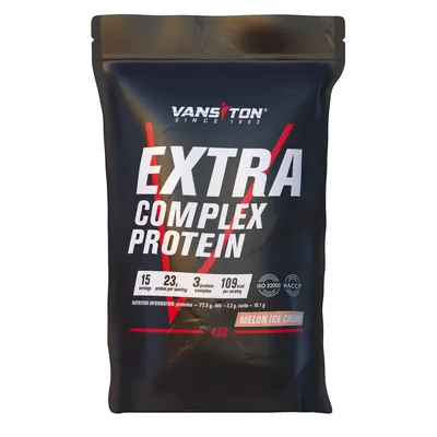 Протеїн комплексний Vansiton Extra Complex Protein, диня-морозиво, 450 г