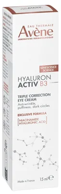 Крем для контуру очей Avene Hyaluron Activ B3 потрійна корекція, 15 мл