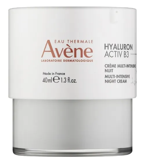 Крем для обличчя Avene Hyaluron Activ B3 нічний мультиінтенсивний, 40 мл
