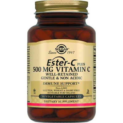 Вітамін С Solgar Ester-C Plus 500 мг Vitamin C вег. капсули №50