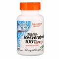 Транс-ресвератрол Doctor's Best Trans-Resveratrol 100 мг, 60 вегетарианских капсул