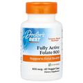 Фолат Doctor's Best Fully Active Folate 800 мкг, 60 капсул