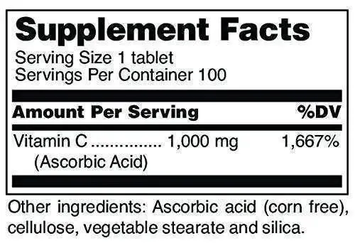 Вітамін С Douglas Laboratories Vitamin C, 100 таблеток