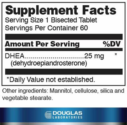 ДГЭА Douglas Laboratories DHEA таблетки по 25 мг №60
