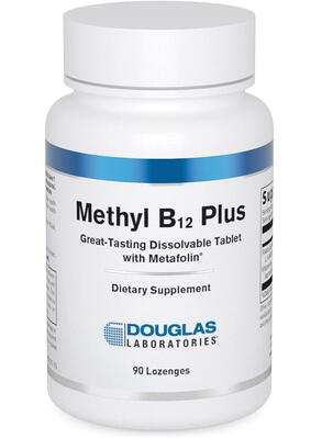 Метил В12 плюс Douglas Laboratories Methyl B12 Plus, 90 жувальних таблеток