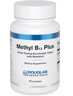 Метил В12 плюс Douglas Laboratories Methyl B12 Plus, 90 жувальних таблеток