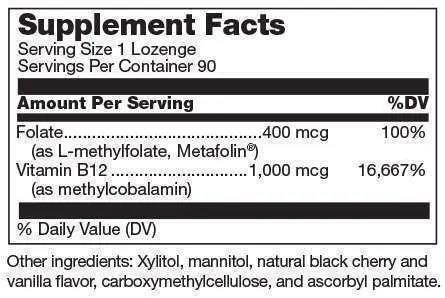 Метил В12 плюс Douglas Laboratories Methyl B12 Plus, 90 жевательных таблеток