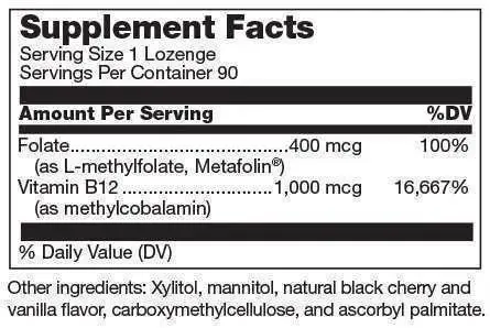 Метил В12 плюс Douglas Laboratories Methyl B12 Plus, 90 жувальних таблеток
