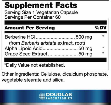 Берберин Douglas Laboratories Berberine Balance, 60 капсул