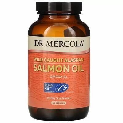 Олія лосося Dr. Mercola Salmon Oil, 90 капсул