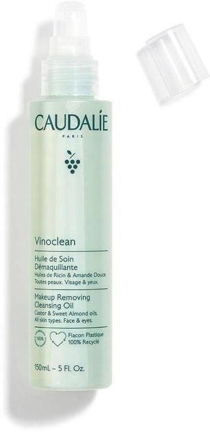 Масло для снятия макияжа с лица и глаз Caudalie Vinoclean, 150 мл