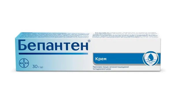 Бепантен крем 5 % по 30 г у тубах