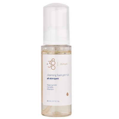 Пенка для умывания 380 Skincare с ниацинамидом pH 5.5, 80 мл