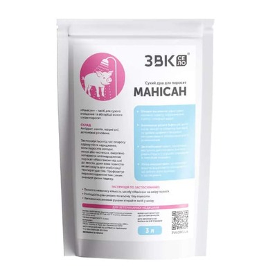 Манісан сухий душ для поросят, 3 л (1 кг)