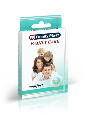 Набор пластырей медицинских «FP Family Plast» бактерицидных Family Care, 20 штук