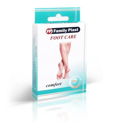 Набір пластирів медичних FP Family Plast Foot Care бактерицидних, 15 штук