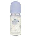 Пляшка Baby-Nova 44240-2 скляна з декором для хлопчиків, 230 мл