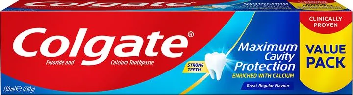 Зубна паста Colgate Maximum Cavity Protection Максимальний захист від карієсу, 150 мл