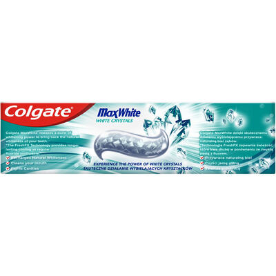 Зубная паста Colgate Max White Crystals отбеливающая, 75 мл