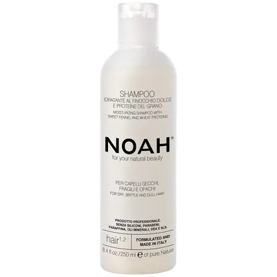 Шампунь Noah Moisturizing Shampoo For Dry, Brittle And Dull Hair зволожувальний для сухого та тьмяного волосся, 250 мл