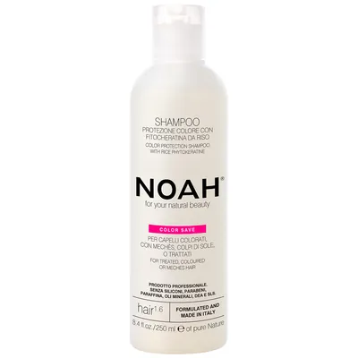 Шампунь Noah Color Protection Shampoo для фарбованого волосся з рисовим фітокератином, 250 мл