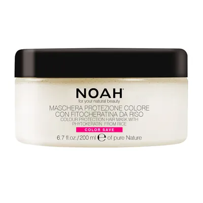 Маска Noah Color Protection Hair Mask для фарбованого волосся з рисовим фітокератином, 200 мл