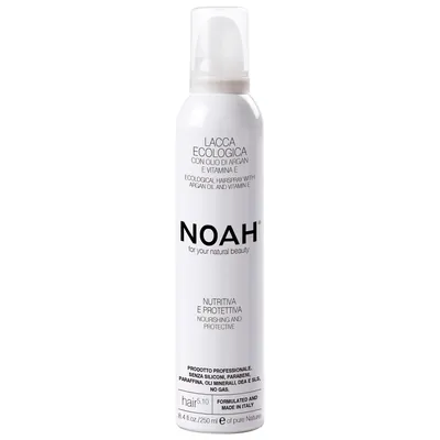 Лак Noah Ecological Hairspray для фіксації, живлення та захисту волосся, 250 мл