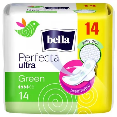 Прокладки гігієнічні Bella Perfecta Ultra Green Silki Drai, 14 шт