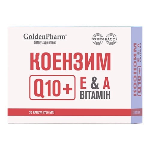 Коэнзим Q10 Golden Pharm капсулы №30