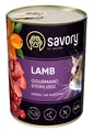 Корм вологий для стерилізованих котів Savory 30730 з ягням, 400 г